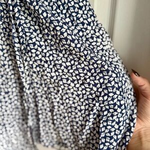 & Other Stories Floral Wrap Mini Dress, size 6